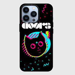 Чехол для iPhone 13 Pro The Doors - rock star cat, цвет: 3D-черный