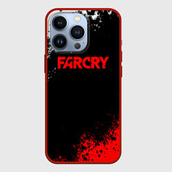 Чехол для iPhone 13 Pro Farcry текстура краски, цвет: 3D-красный