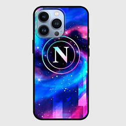 Чехол для iPhone 13 Pro Napoli неоновый космос, цвет: 3D-черный