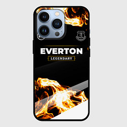 Чехол для iPhone 13 Pro Everton legendary sport fire, цвет: 3D-черный