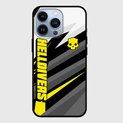 Чехол для iPhone 13 Pro Helldivers 2: Uniform Yellow x White, цвет: 3D-черный