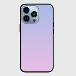 Чехол для iPhone 13 Pro Градиент лавандовый, цвет: 3D-черный