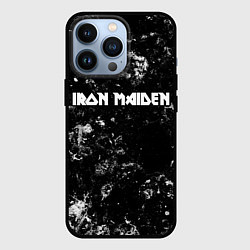 Чехол для iPhone 13 Pro Iron Maiden black ice, цвет: 3D-черный