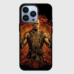 Чехол для iPhone 13 Pro Муай тай огненный боец, цвет: 3D-черный