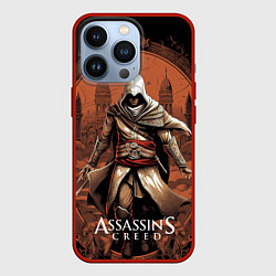 Чехол для iPhone 13 Pro Assassins creed город в песках, цвет: 3D-красный