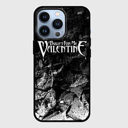 Чехол для iPhone 13 Pro Bullet For My Valentine black graphite, цвет: 3D-черный