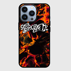Чехол для iPhone 13 Pro Aerosmith red lava, цвет: 3D-черный
