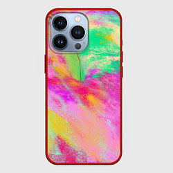 Чехол для iPhone 13 Pro Яблоко Модерн, цвет: 3D-красный