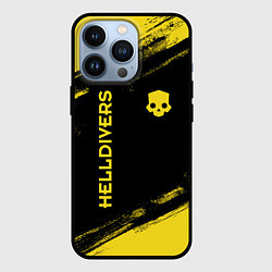 Чехол для iPhone 13 Pro Helldivers: Skull Logo, цвет: 3D-черный