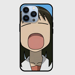 Чехол для iPhone 13 Pro Azumanga Daioh Аюму Касуга зевает, цвет: 3D-черный