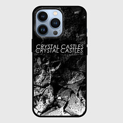 Чехол для iPhone 13 Pro Crystal Castles black graphite, цвет: 3D-черный