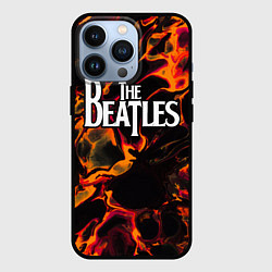 Чехол для iPhone 13 Pro The Beatles red lava, цвет: 3D-черный