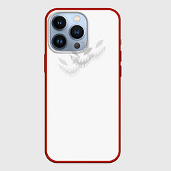 Чехол для iPhone 13 Pro Zxc face, цвет: 3D-красный