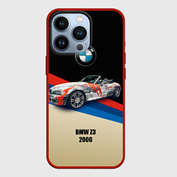 Чехол для iPhone 13 Pro Немецкий родстер BMW Z3, цвет: 3D-красный