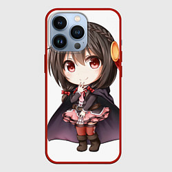 Чехол для iPhone 13 Pro Konosuba Юн-юн чибик, цвет: 3D-красный