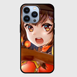 Чехол для iPhone 13 Pro Konosuba Мэгумин cute, цвет: 3D-черный