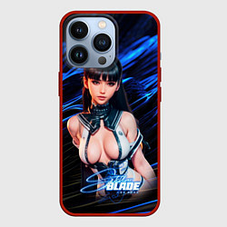 Чехол iPhone 13 Pro Stellar Blade sexy Eve в открытом костюме