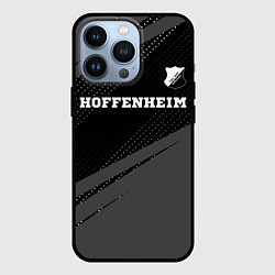 Чехол для iPhone 13 Pro Hoffenheim sport на темном фоне посередине, цвет: 3D-черный