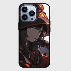 Чехол для iPhone 13 Pro Konosuba Мэгумин милая, цвет: 3D-черный