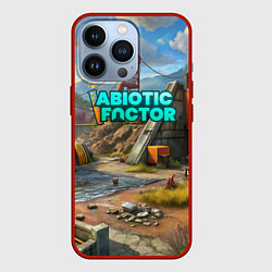 Чехол для iPhone 13 Pro Abiotic Factor атомный мир, цвет: 3D-красный
