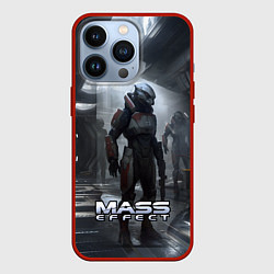 Чехол для iPhone 13 Pro Mass Effect game - пришелец, цвет: 3D-красный