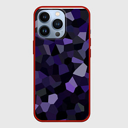 Чехол iPhone 13 Pro Кристаллизация темно-фиолетового