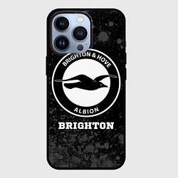 Чехол для iPhone 13 Pro Brighton sport на темном фоне, цвет: 3D-черный