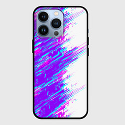 Чехол для iPhone 13 Pro Neon glitch, цвет: 3D-черный