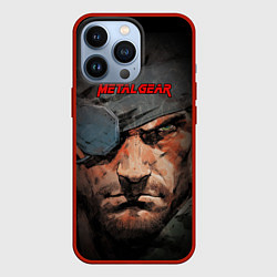 Чехол для iPhone 13 Pro Metal gear Venom Snake, цвет: 3D-красный