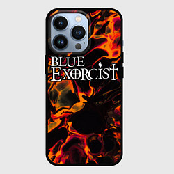 Чехол для iPhone 13 Pro Blue Exorcist red lava, цвет: 3D-черный