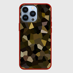 Чехол iPhone 13 Pro Мозаика оливковых оттенков