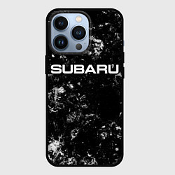 Чехол для iPhone 13 Pro Subaru black ice, цвет: 3D-черный