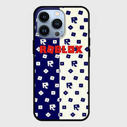 Чехол для iPhone 13 Pro Roblox pattern, цвет: 3D-черный