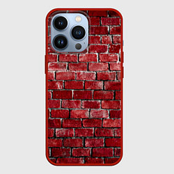 Чехол iPhone 13 Pro Текстура красного кирпича