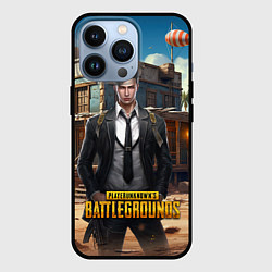 Чехол iPhone 13 Pro PUBG mobile персонаж в костюме