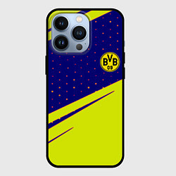 Чехол для iPhone 13 Pro Borussia logo geometry, цвет: 3D-черный