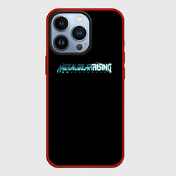 Чехол для iPhone 13 Pro Metal gear rising logo, цвет: 3D-красный
