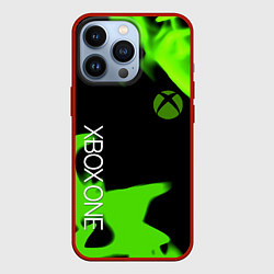 Чехол iPhone 13 Pro Xbox one green flame