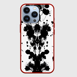 Чехол для iPhone 13 Pro The psychedelic Rorschach test - ai art, цвет: 3D-красный