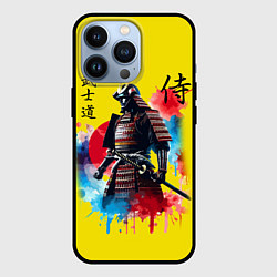 Чехол для iPhone 13 Pro Японский самурай - акварель Япония, цвет: 3D-черный