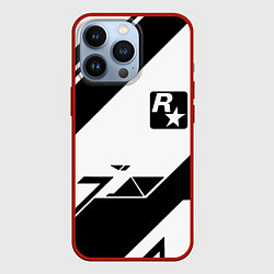 Чехол для iPhone 13 Pro Rockstar game pattern, цвет: 3D-красный