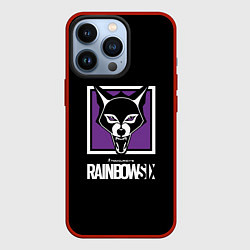 Чехол iPhone 13 Pro Rainbow six logo ubisoft