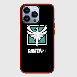 Чехол iPhone 13 Pro Rainbow six logo game ubisoft