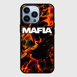 Чехол для iPhone 13 Pro Mafia red lava, цвет: 3D-черный