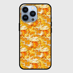 Чехол для iPhone 13 Pro Пивной шторм, цвет: 3D-черный