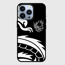 Чехол для iPhone 13 Pro Samurai dragon steel japan, цвет: 3D-черный