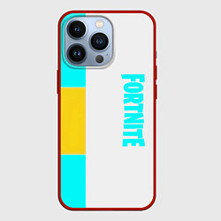 Чехол для iPhone 13 Pro Fortnite geometry color, цвет: 3D-красный