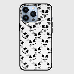 Чехол для iPhone 13 Pro Marshmello dj pattern, цвет: 3D-черный