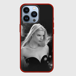 Чехол для iPhone 13 Pro Actress - Anya Taylor - Joy, цвет: 3D-красный