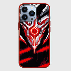 Чехол для iPhone 13 Pro Абстрактная красная руна, цвет: 3D-красный
